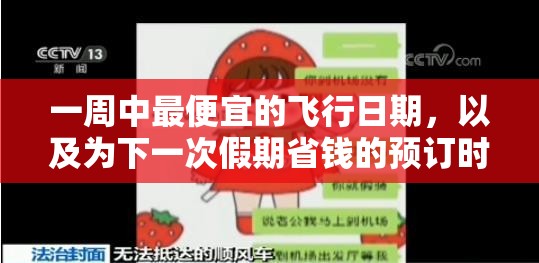 一周中最便宜的飞行日期，以及为下一次假期省钱的预订时间