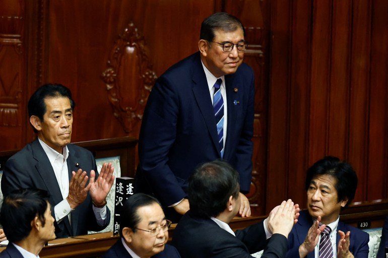 日本国会确认石破茂为新首相
