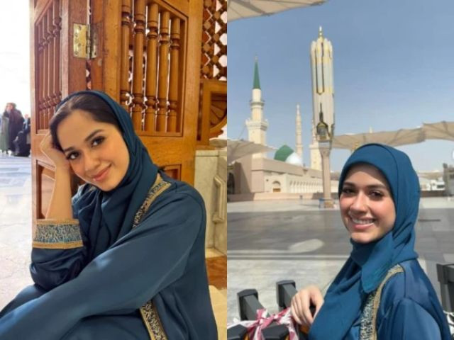 Jannat Zubair和家人在麦地那庆祝开斋节
